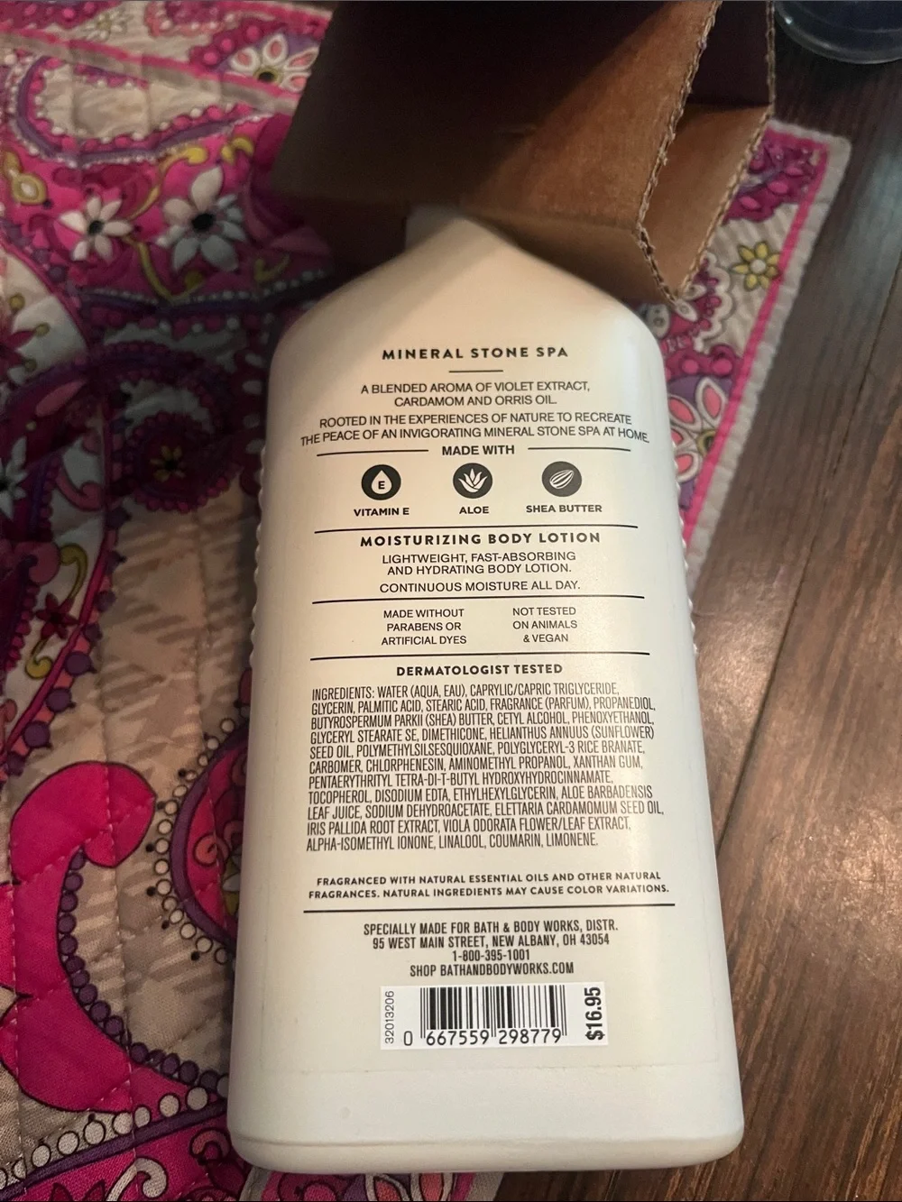 Bbw mineral stone spa lotion brand new - Picture 3 of 3